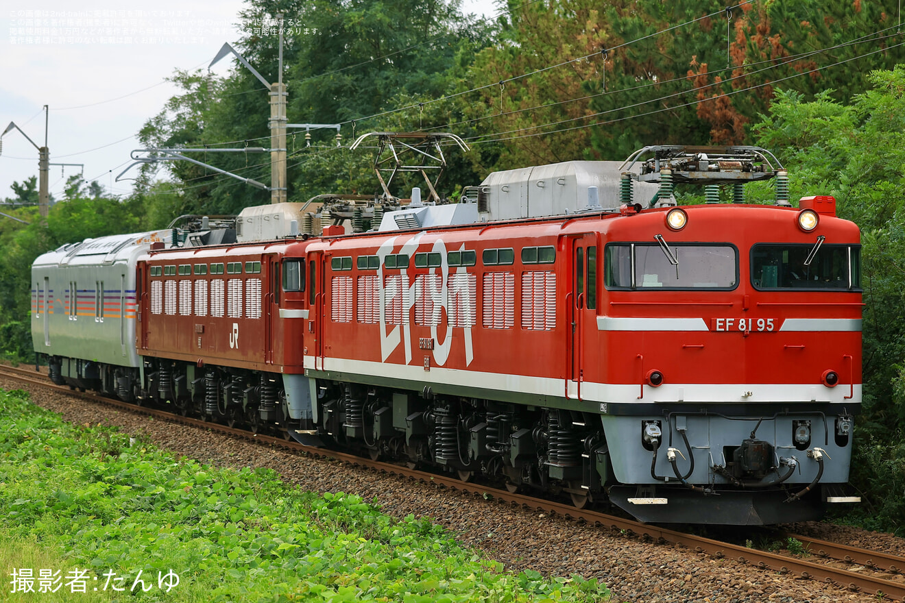 【JR東】EF81-95+EF81-139+カヤ27-501秋田総合車両センターへ廃車配給の拡大写真