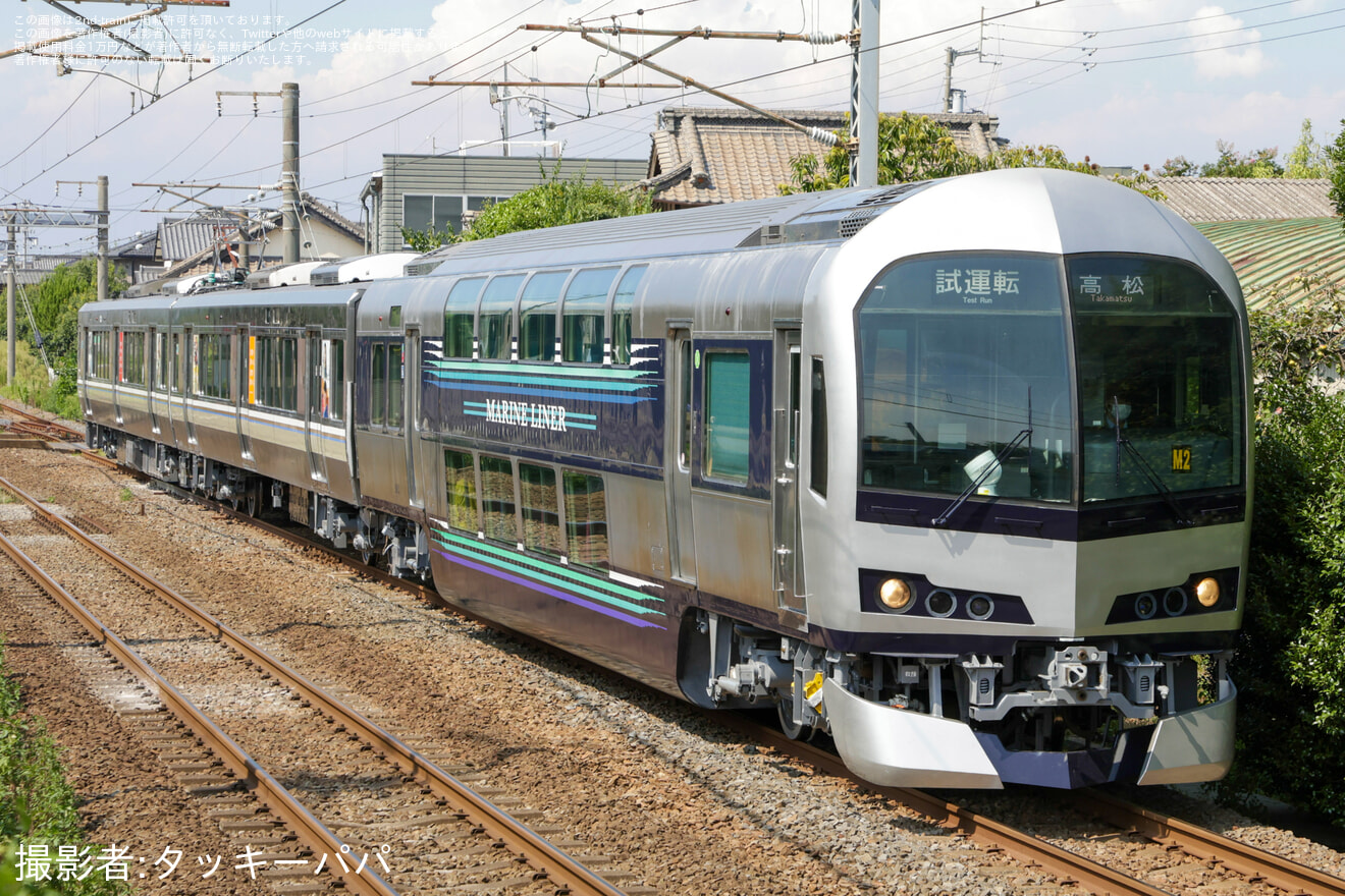 【JR四】5000系M2編成が全般検査を終えて多度津工場出場の拡大写真