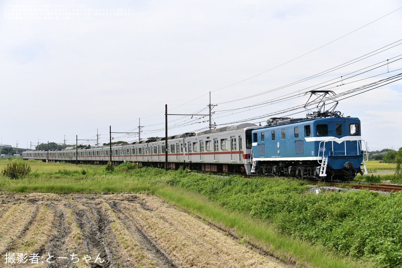 【東武】30000系 31408F+31608F南栗橋工場入場回送の拡大写真