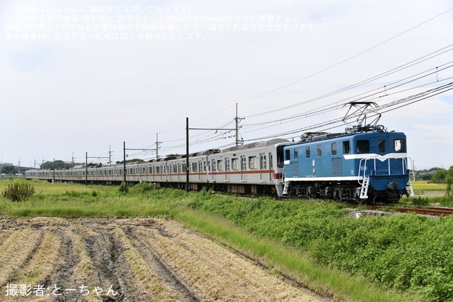 【東武】30000系 31408F+31608F南栗橋工場入場回送を不明で撮影した写真