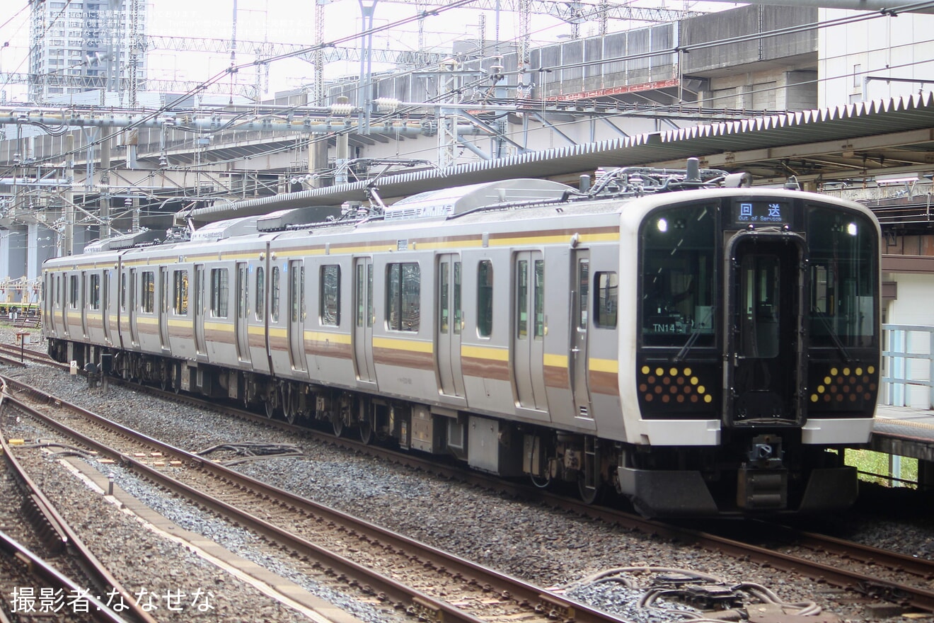 【JR東】E131系ヤマTN14編成 大宮総合車両センター出場の拡大写真