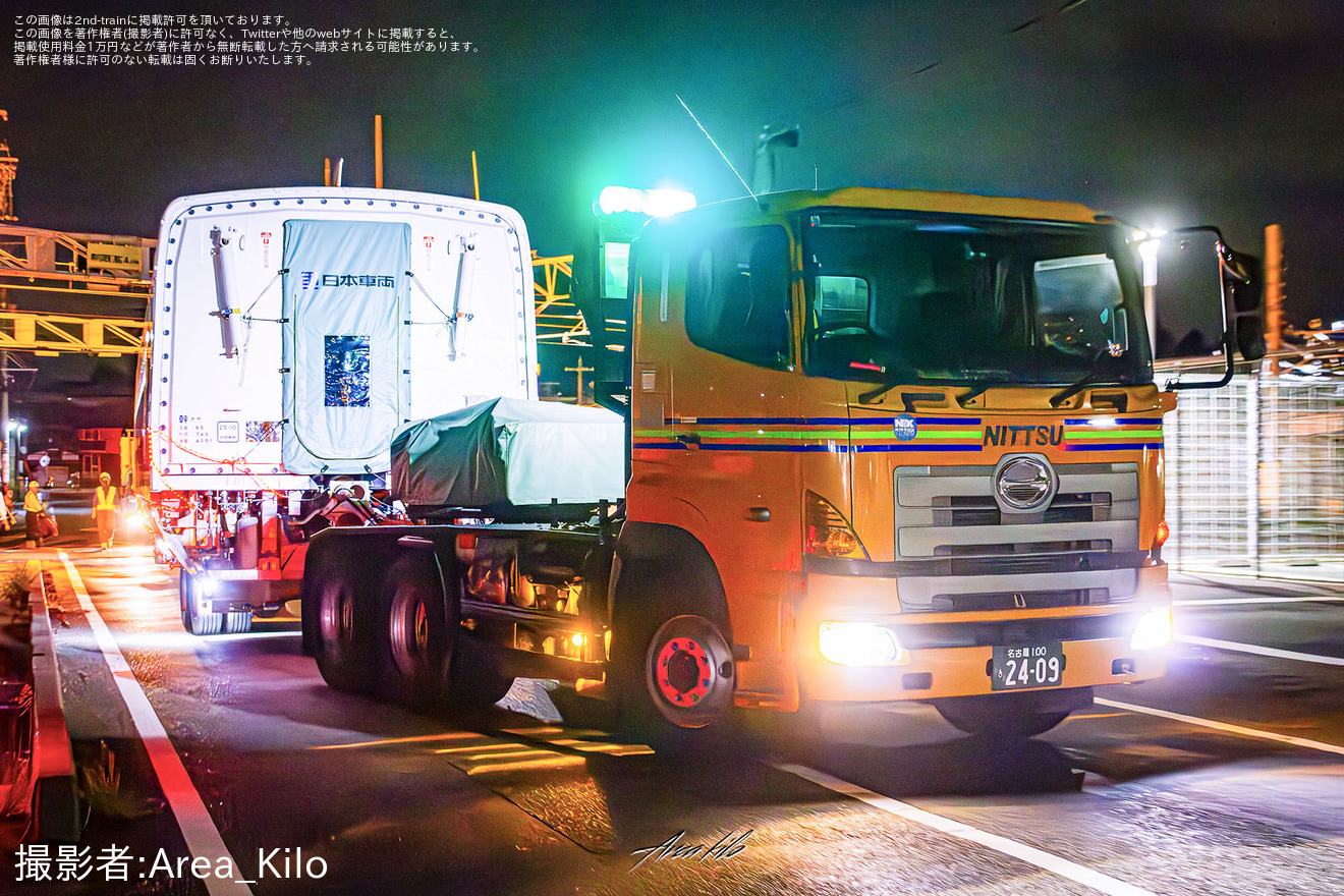 【JR海】N700S J54編成陸送の拡大写真