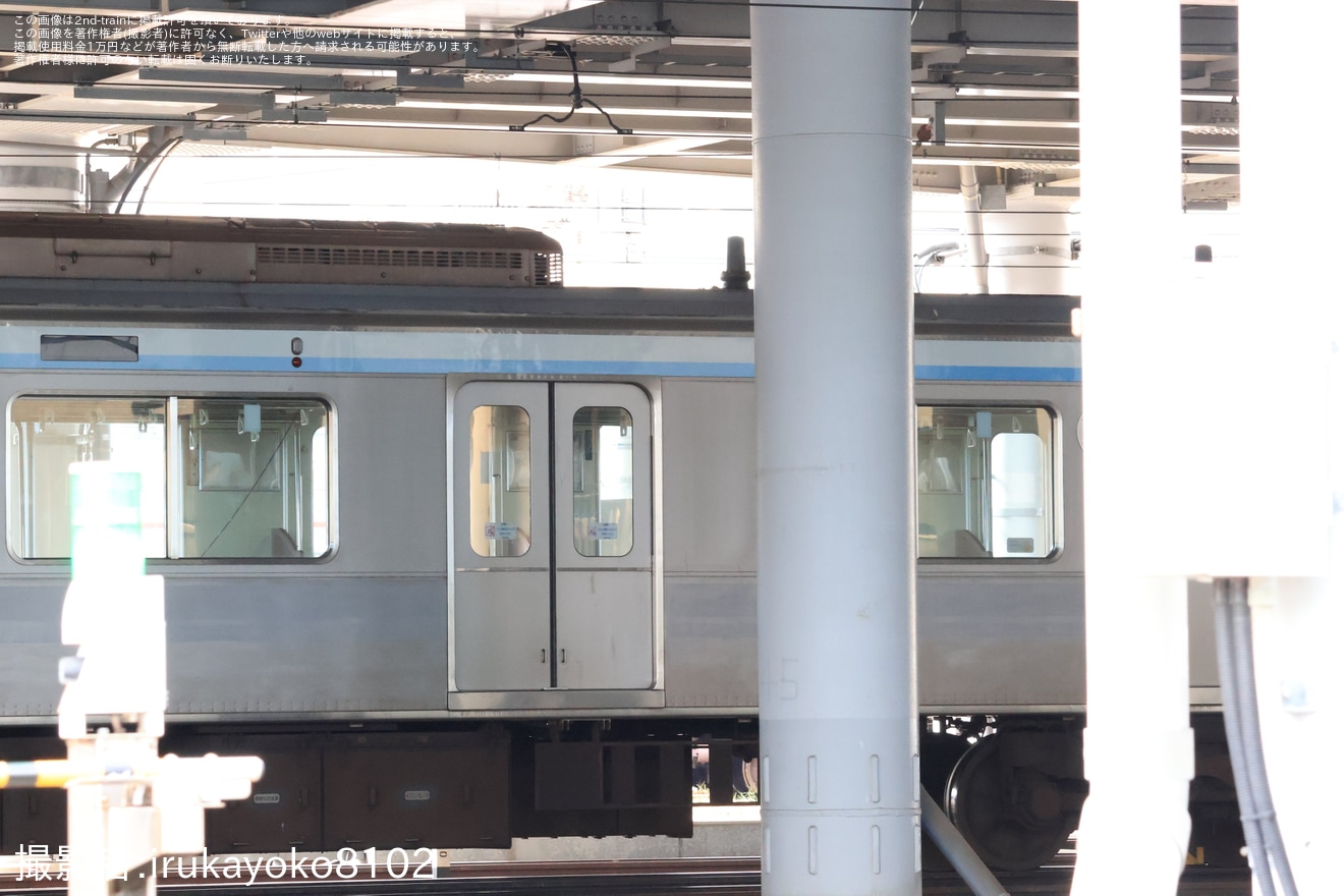 【東急】3000系3112F側面も含めて塗装変更が進行中の拡大写真