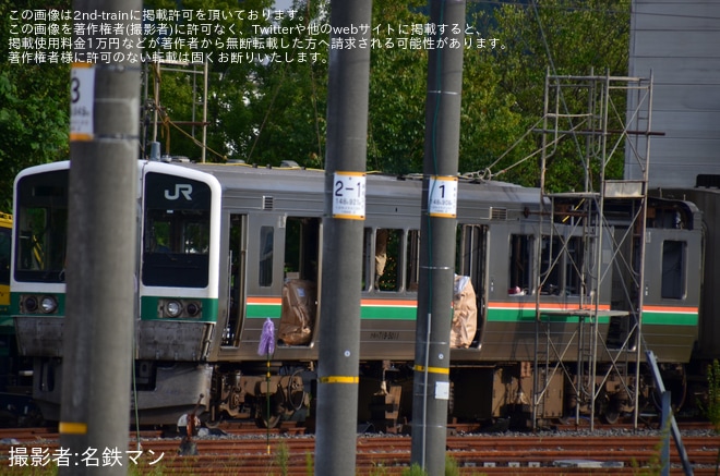 を新庄駅付近で撮影した写真