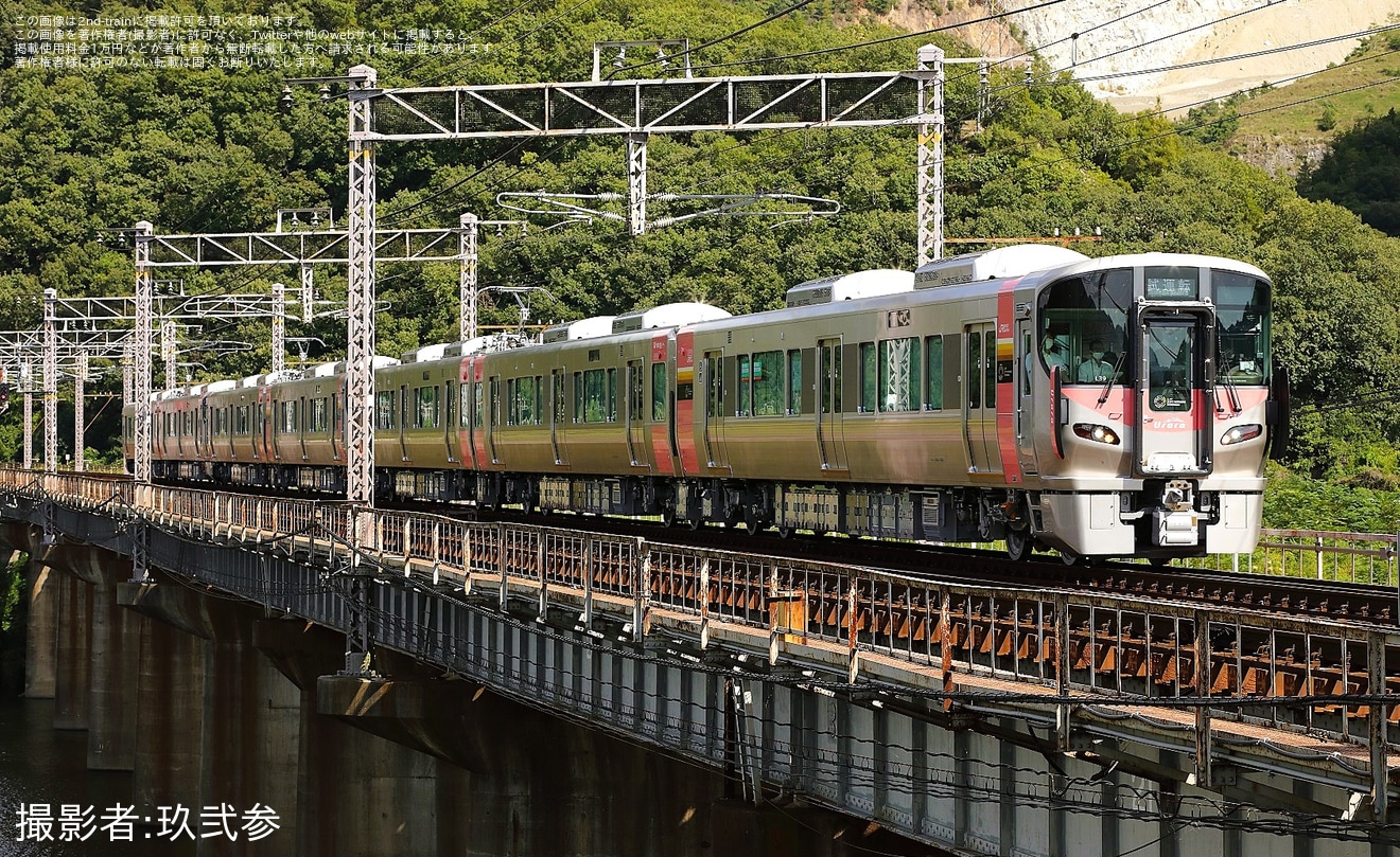 【JR西】227系R28+R29+L39編成が岡山地区で試運転の拡大写真