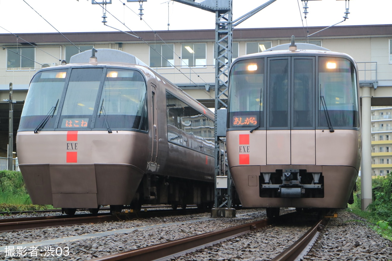【小田急】小田急ロマンスカー・EXE未更新車 撮影会 in 開成車庫ツアーの拡大写真