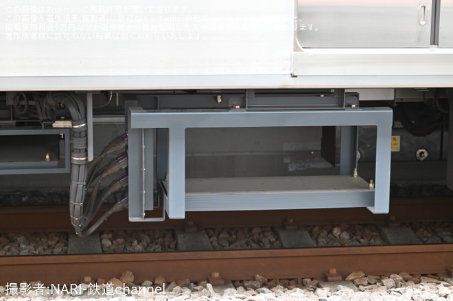 【JR東】E131系T8編成から線路モニタリング装置が撤去を武蔵中原駅で撮影した写真