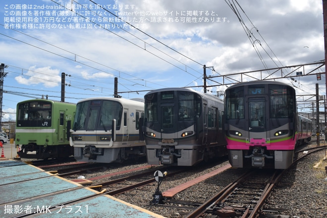 【JR西】吹田総合車両所「車両撮影ツアー」開催を吹田総合車両所本所で撮影した写真
