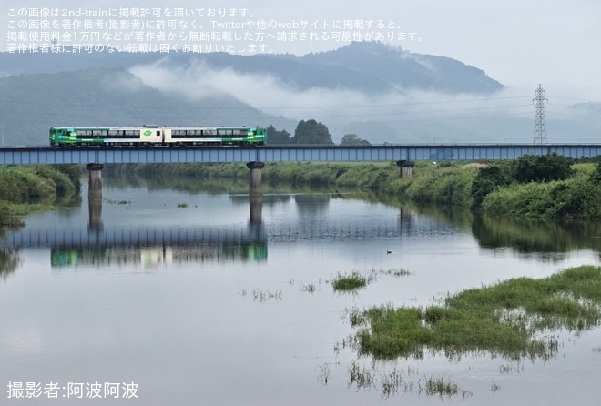 【JR東】「風っこ南三陸号」で「風っこ」が気仙沼線へを不明で撮影した写真