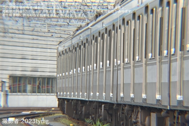 元住吉検車区付近で撮影された【東急】3000系3112Fエクステリアデザイン一新が完了か