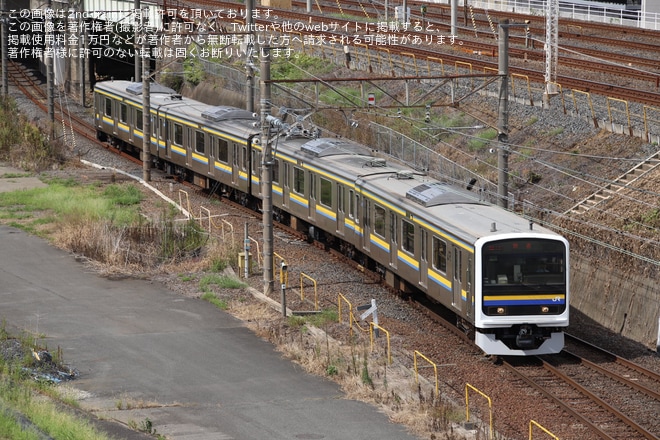 【JR東】209系マリC402編成 大宮総合車両センター出場を不明で撮影した写真