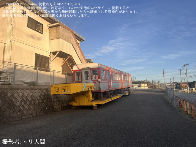 【神鉄】3000系3009Fが市場駅の留置線付近へ