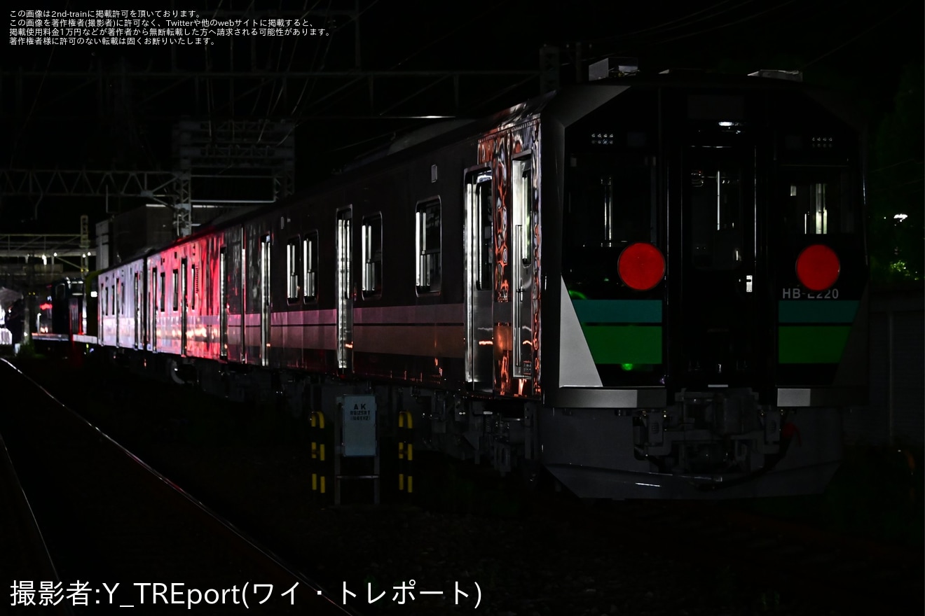 【JR東】HB-220系(HB-E220-4・HB-E221-4・HB-E222-4)J-TREC横浜事業所出場の拡大写真