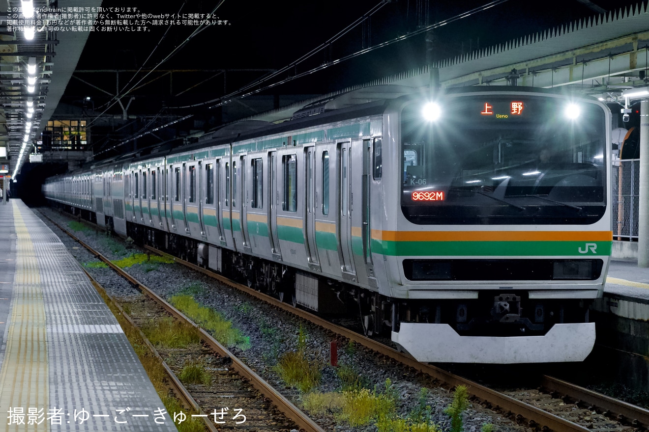 【JR東】「小山の花火」開催に伴う宇都宮線の臨時列車が運転の拡大写真