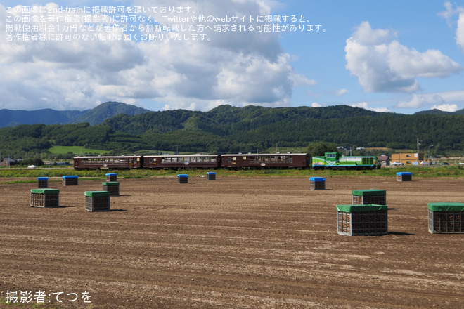 中富良野～鹿討間で撮影された【JR北】2025年度の富良野・美瑛ノロッコ号の運行終了
