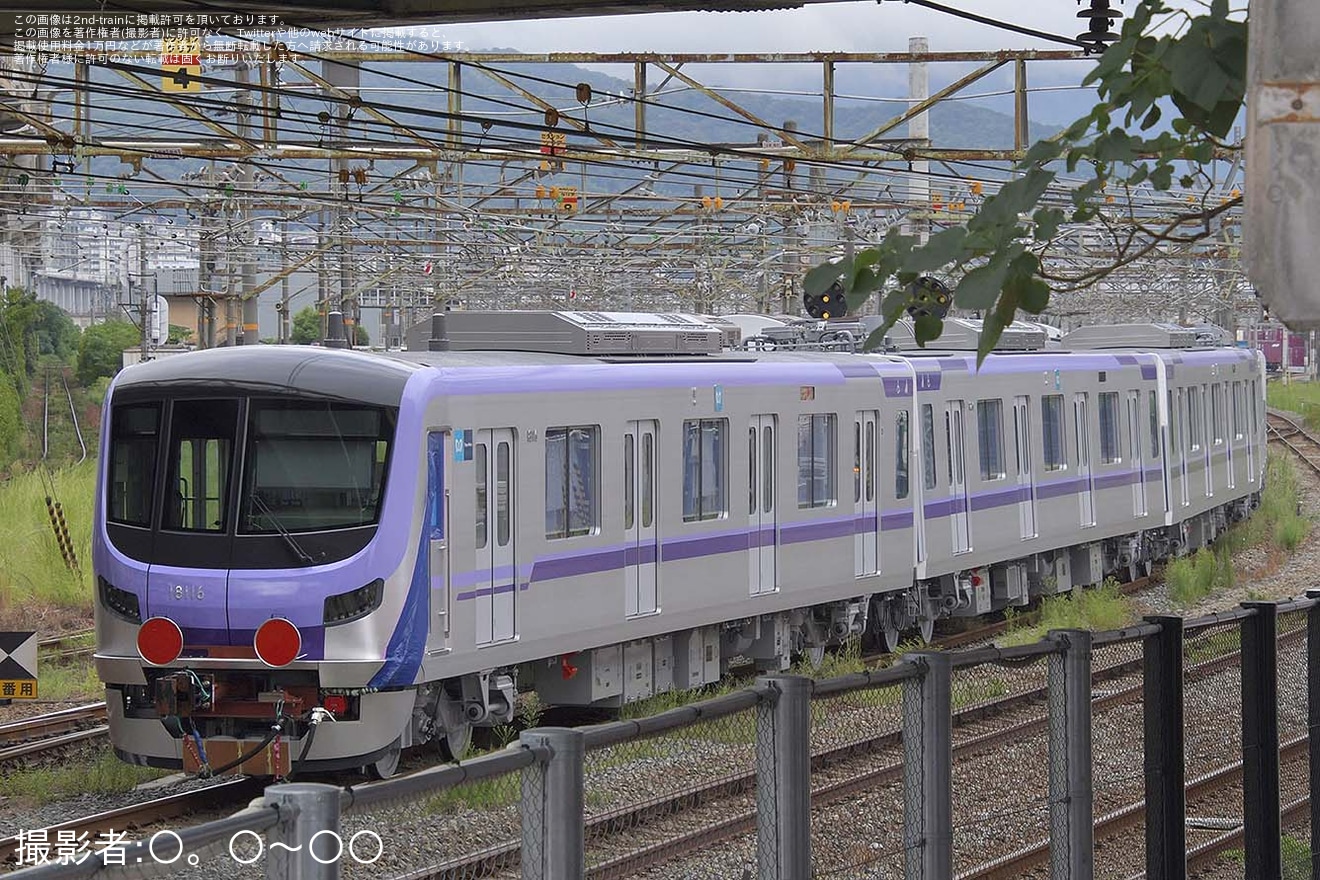【メトロ】18000系18116F出場甲種輸送の拡大写真
