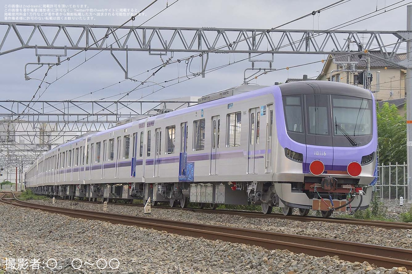 【メトロ】18000系18116F出場甲種輸送の拡大写真