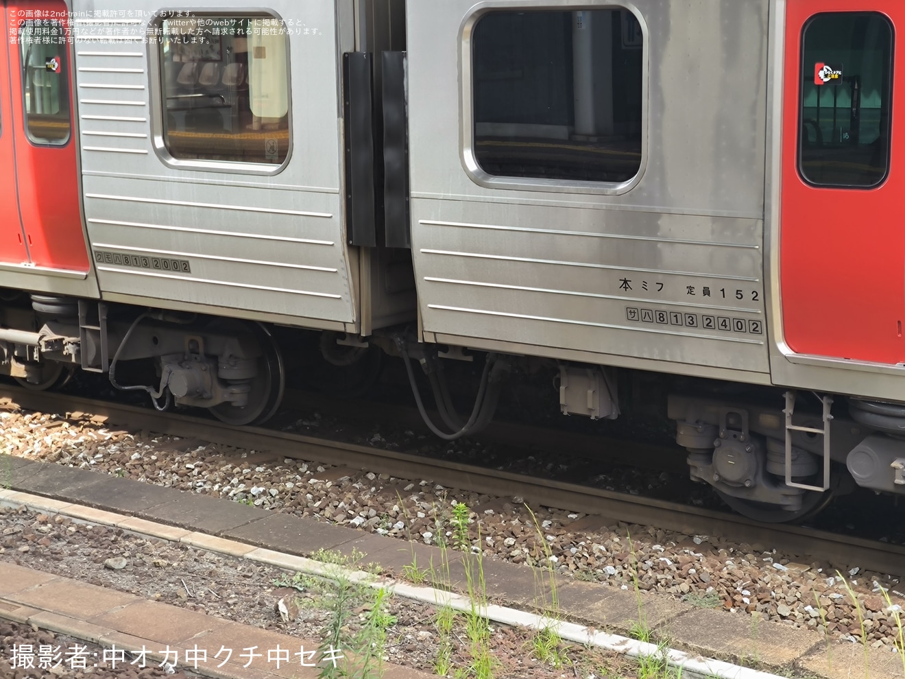 【JR九】813系RM2002編成小倉総合車両センター出場の拡大写真