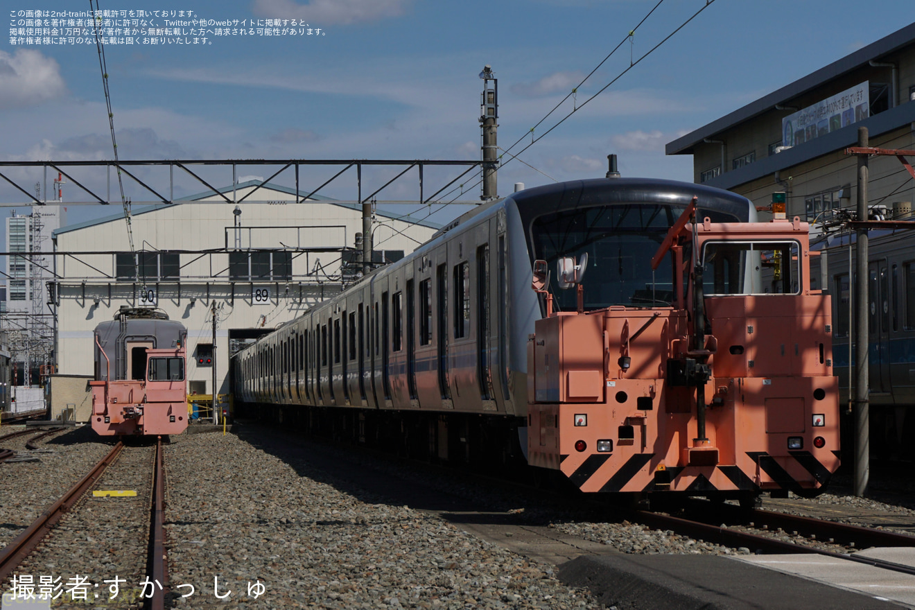 【小田急】5000形5054×10(5054F) 車輪交換試運転(20250926)の拡大写真