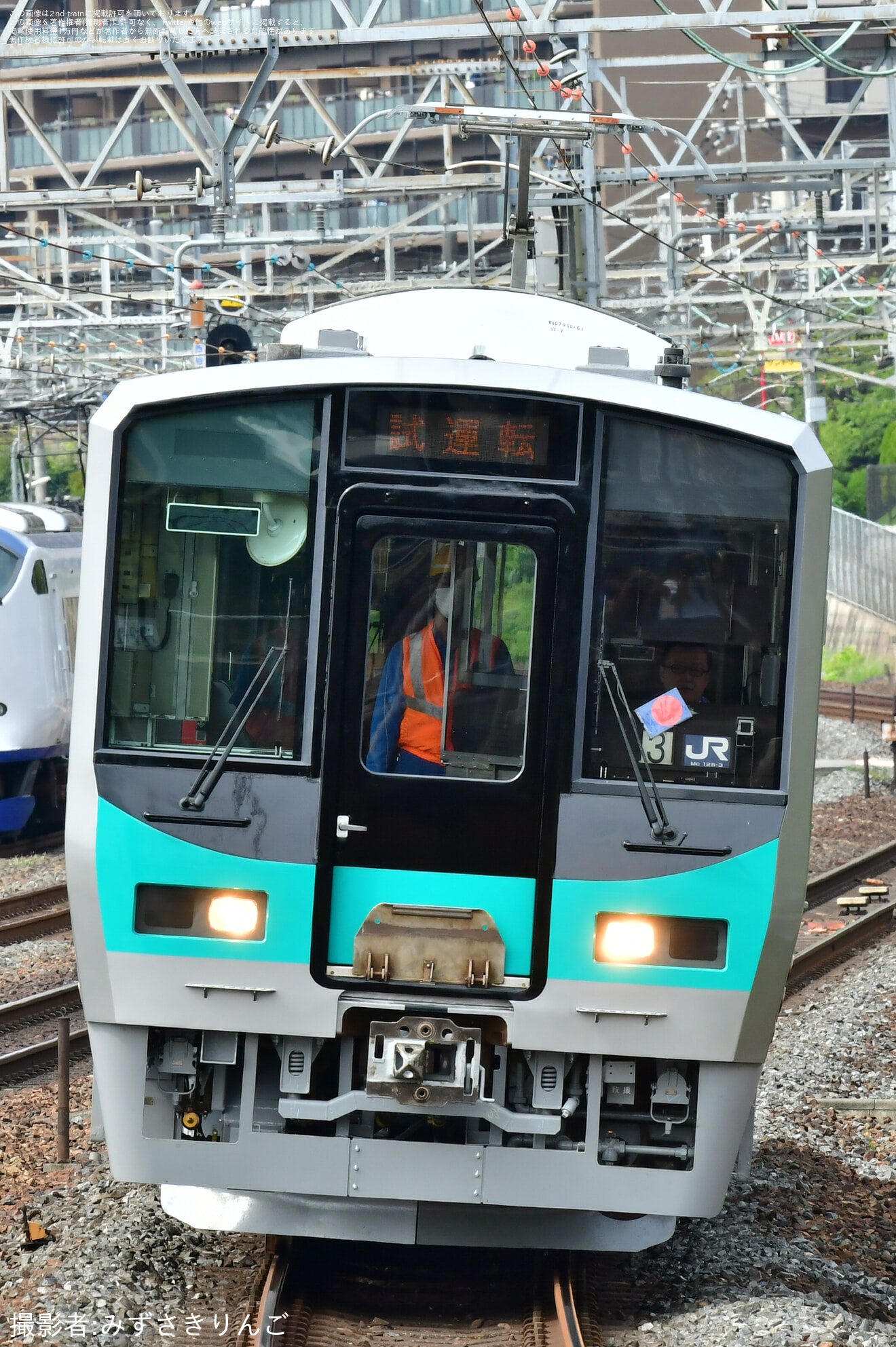 【JR西】125系F3編成 吹田総合車両所本所出場試運転の拡大写真