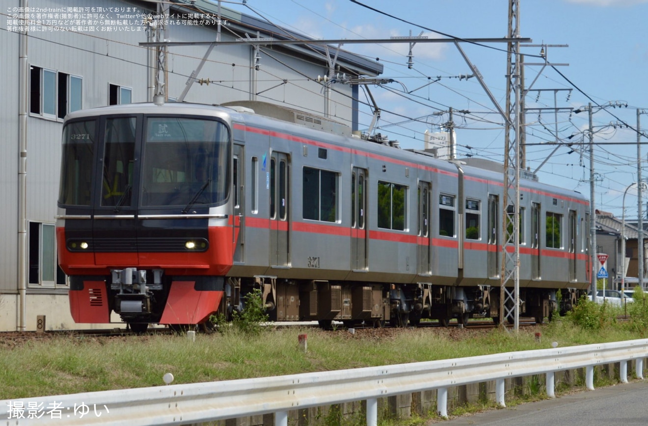 【名鉄】3150系3171F舞木検査場出場試運転の拡大写真