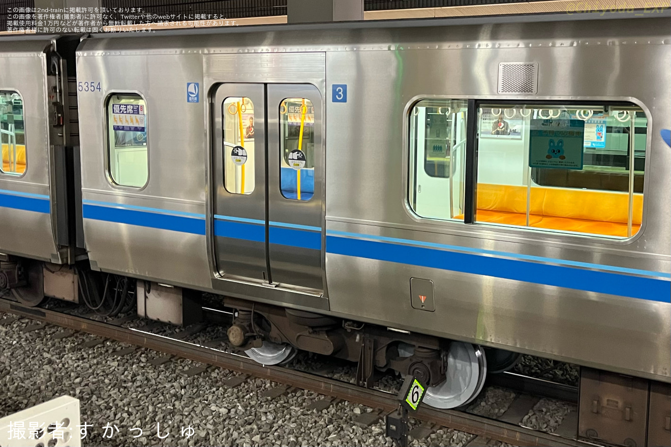 【小田急】5000形5054×10(5054F) 車輪交換試運転(20250926)の拡大写真