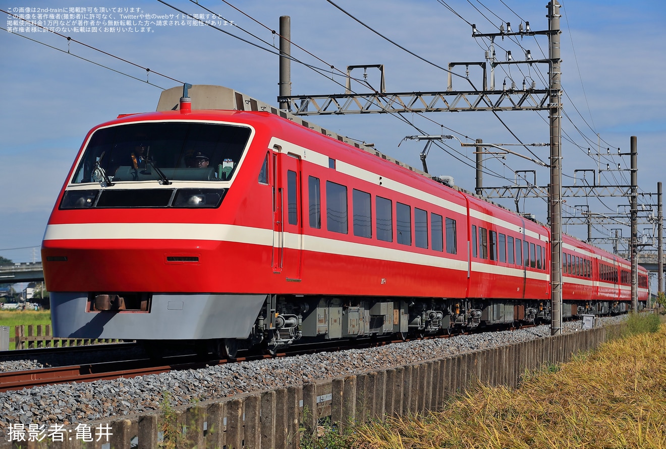 【東武】200系207F(1800系カラー) 南栗橋工場出場試運転の拡大写真