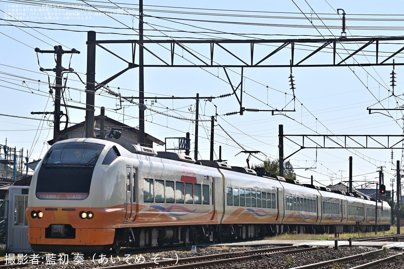 【JR東】E653系U-105編成秋田総合車両センター入場回送の拡大写真