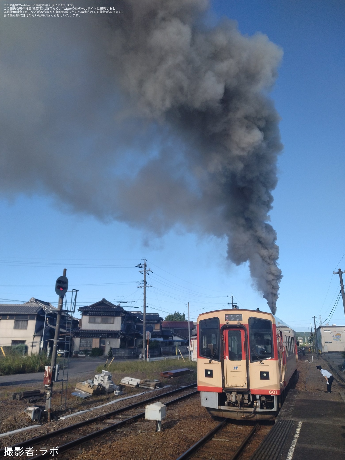 【長良川】ナガラ600形ナガラ601号が故障の拡大写真