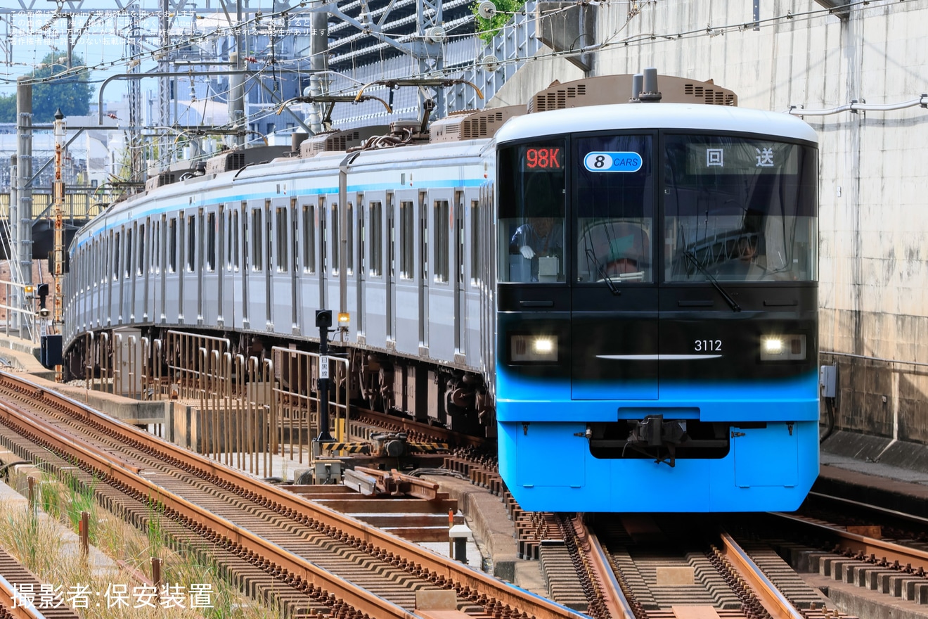 【東急】3000系3112F(リニューアル車)が試運転の拡大写真