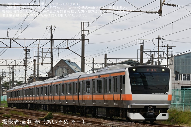 【JR東】E233系0番台青664編成秋田総合車両センター構内試運転