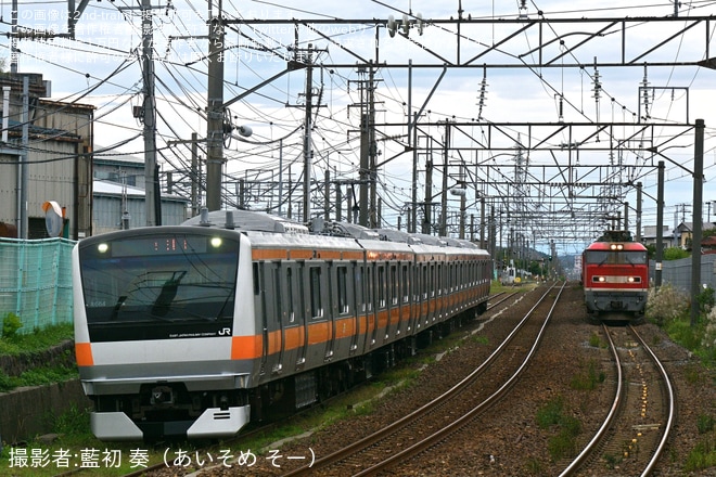 【JR東】E233系0番台青664編成秋田総合車両センター構内試運転