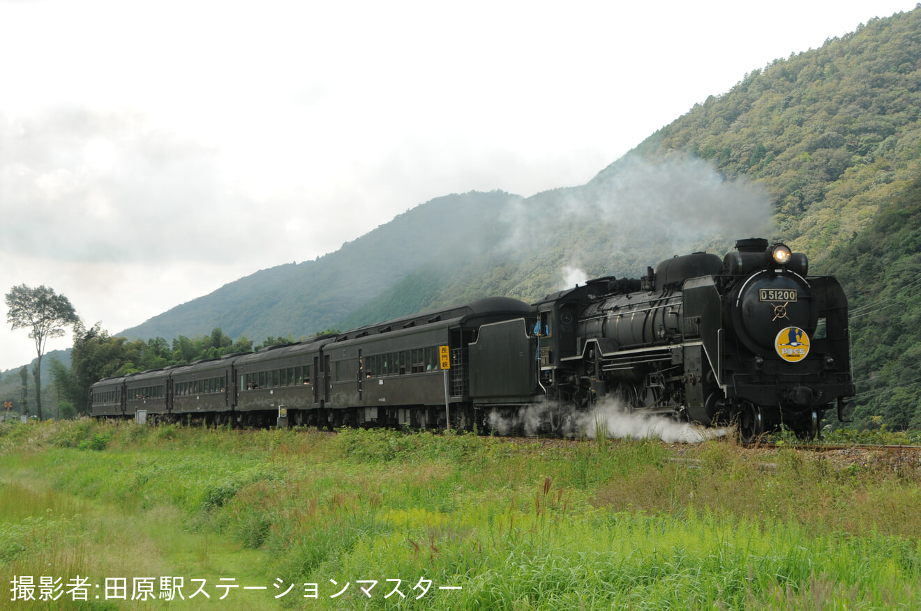 【JR西】やまぐちDCプレキャンペーン開幕に合わせSLやまぐち号走る。の拡大写真