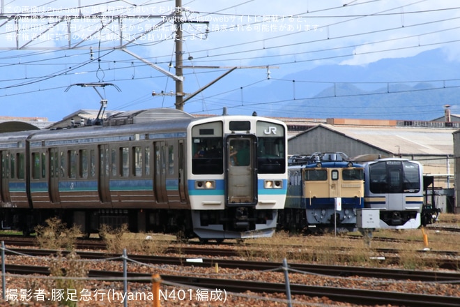 【JR東】211系N307編成延命化工事を施工し構内試運転