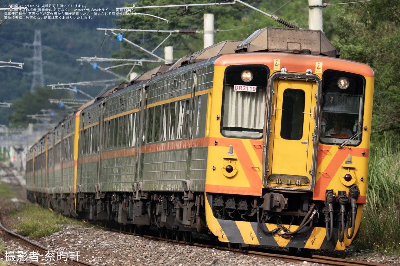 【台鉄】DR3100形を使用した臨時列車が運転の拡大写真