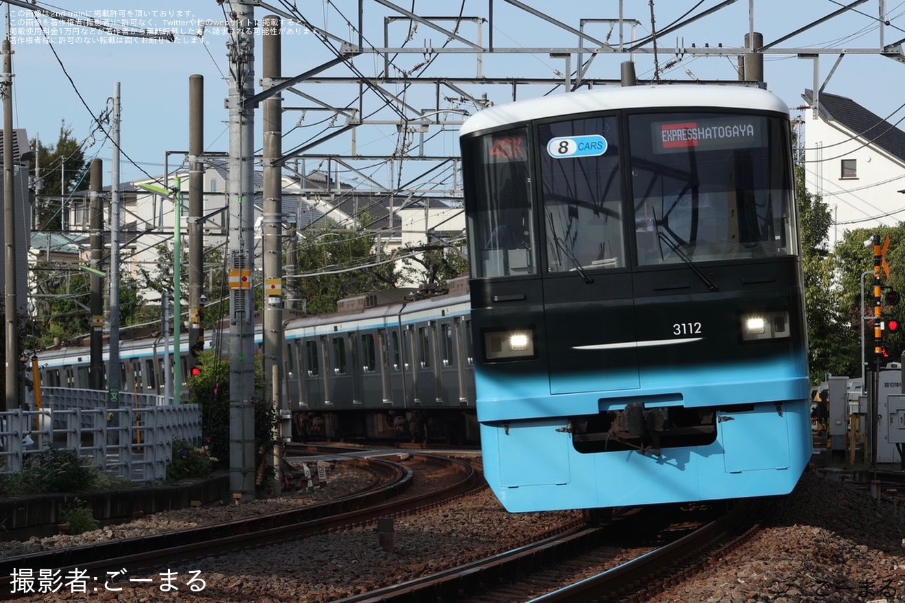 【東急】3000系3112F(リニューアル車)が営業運転開始の拡大写真