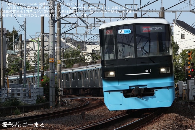 【東急】3000系3112F(リニューアル車)が営業運転開始