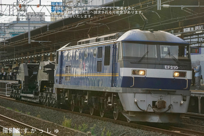 【JR貨】シキ850が安治川口へ回送を辻堂駅で撮影した写真