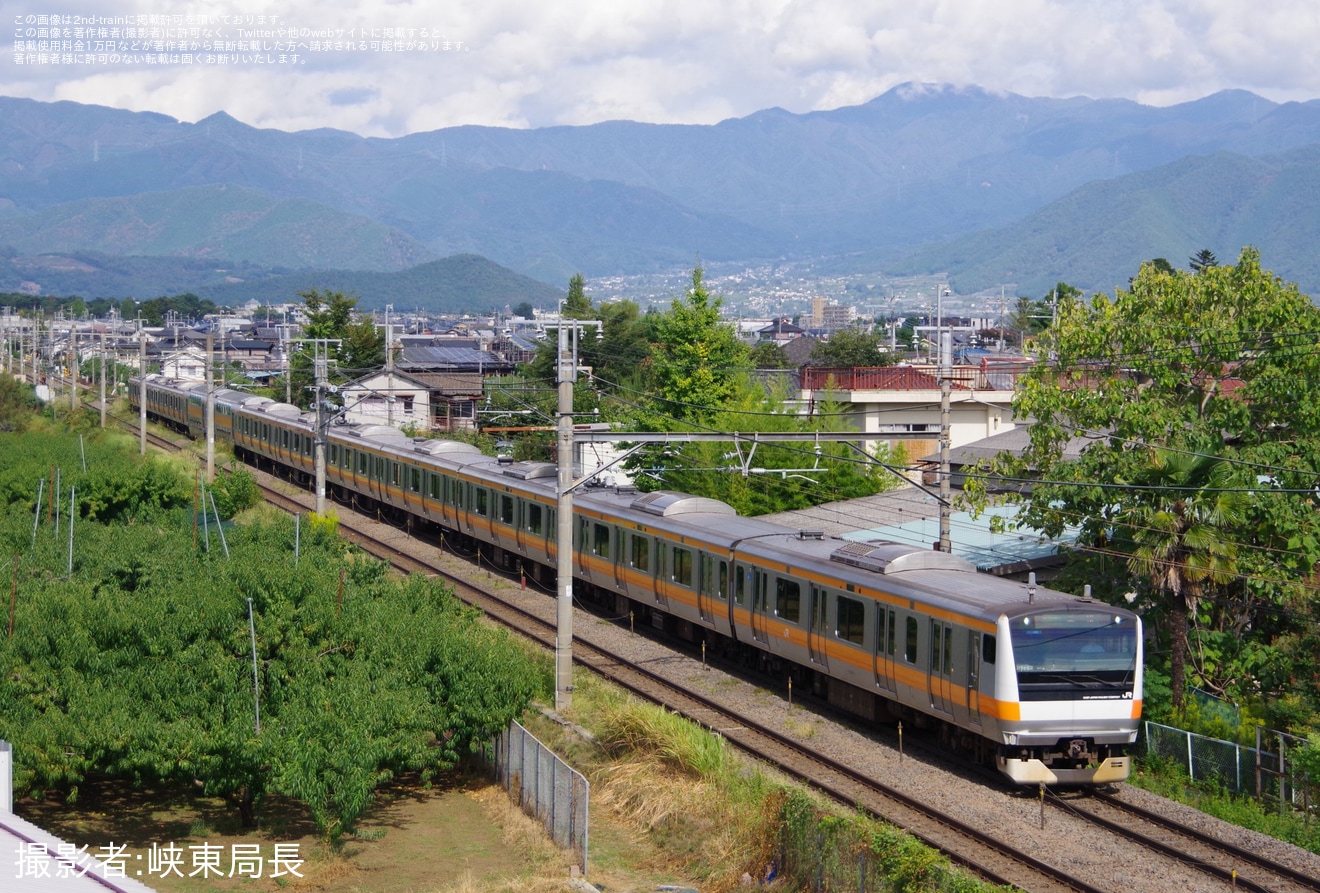 【JR東】E233系T11編成長野総合車両センター入場回送の拡大写真