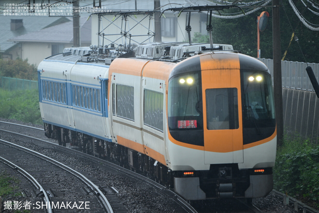 【近鉄】15200系PN07+22600系AT61 高安へ回送の拡大写真