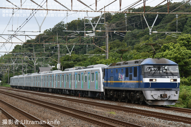 【西武】40000系48156F 甲種輸送を二宮～大磯間で撮影した写真
