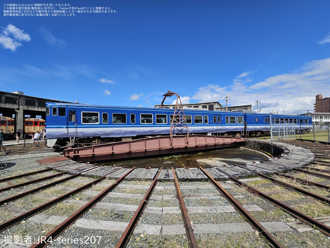 【JR西】津山まなびの鉄道館 日中「あめつち」展示の拡大写真