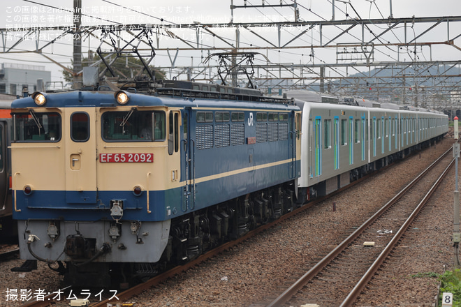 【西武】40000系48156F 甲種輸送を府中本町駅で撮影した写真