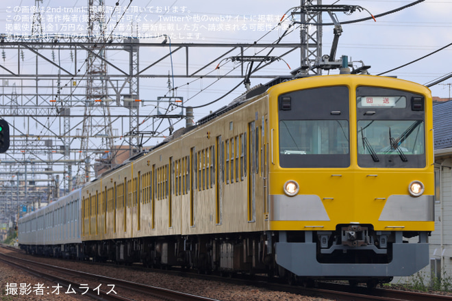 【西武】40000系48156F 甲種輸送を西所沢～小手指間で撮影した写真
