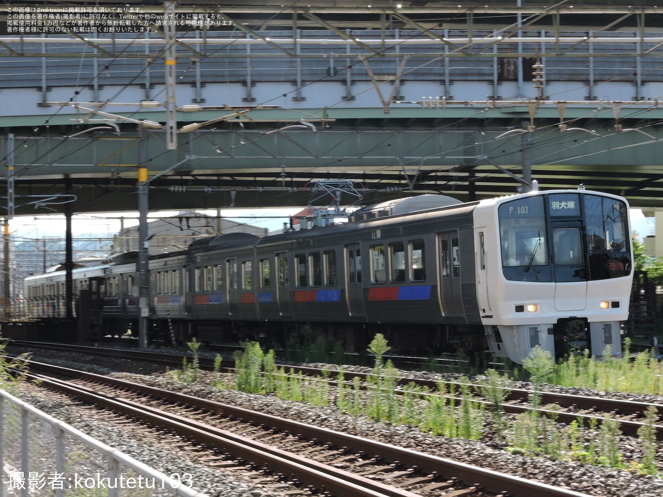 【JR九】811系PM103編成リニューアル工事を施工せずに構内試運転の拡大写真