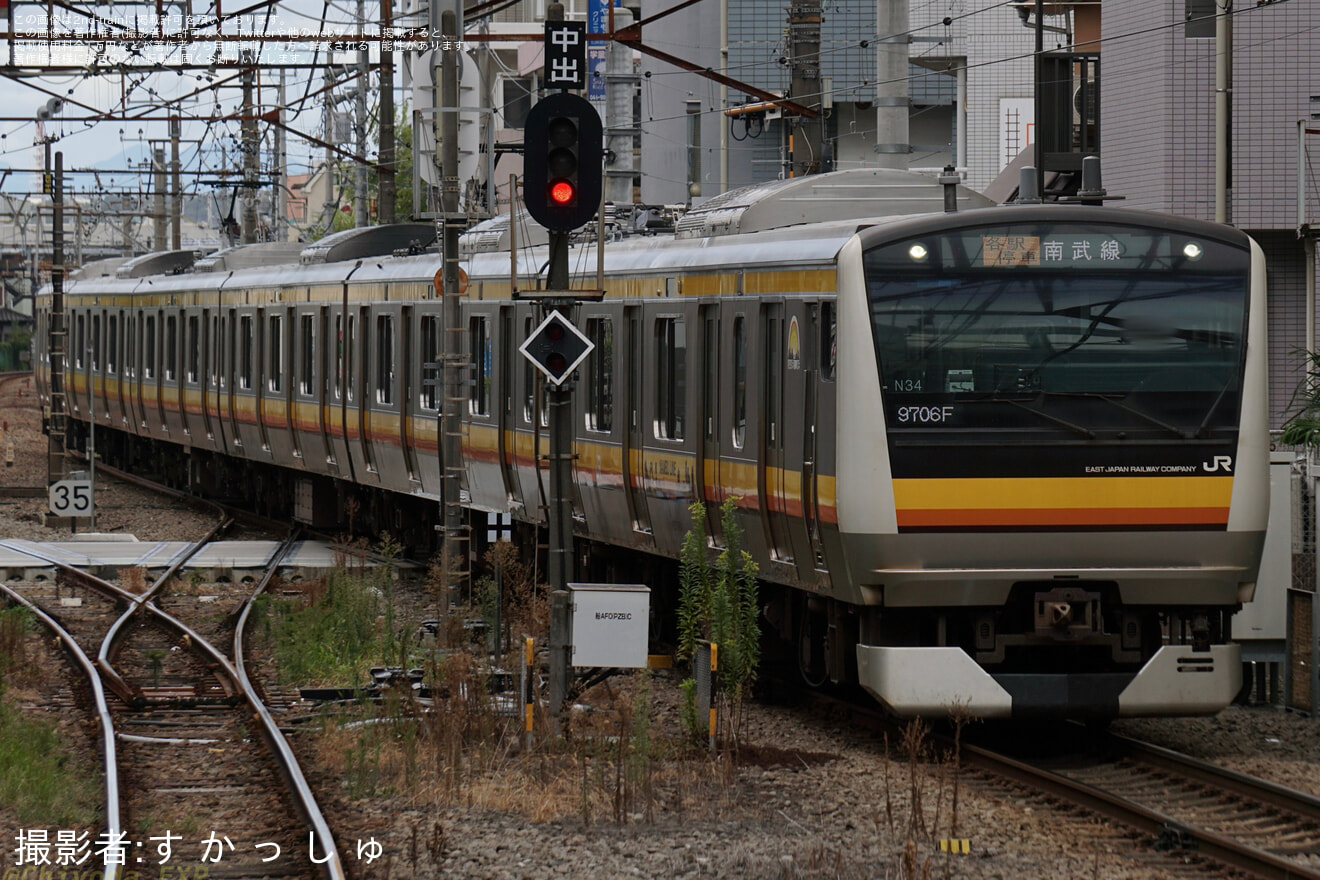【JR東】南武線で東急田園都市線利用客救済のための臨時列車が運転の拡大写真