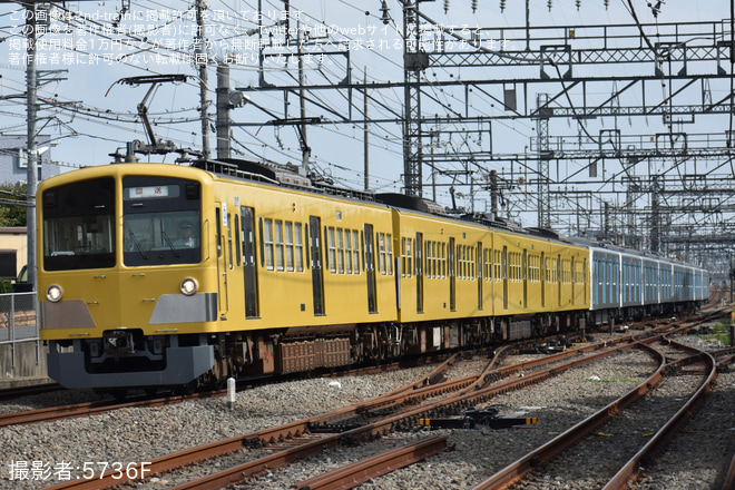 【西武】40000系48156F 甲種輸送を所沢～西所沢間で撮影した写真