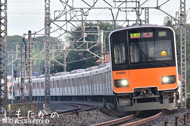 【東武】東武線からの準急渋谷行を不明で撮影した写真