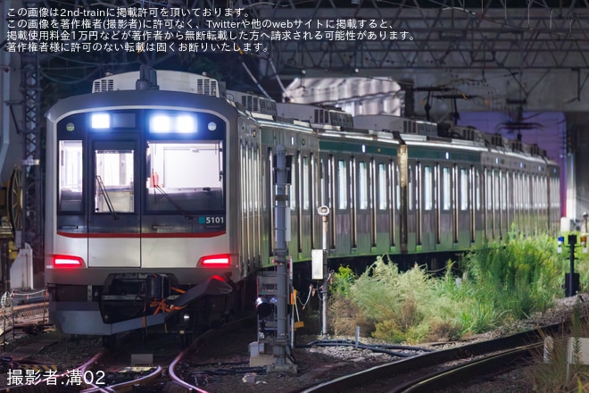 【東急】衝突・脱線事故当該の5000系5101Fが長津田へ回送