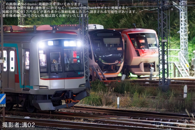 【東急】衝突・脱線事故当該の5000系5101Fが長津田へ回送